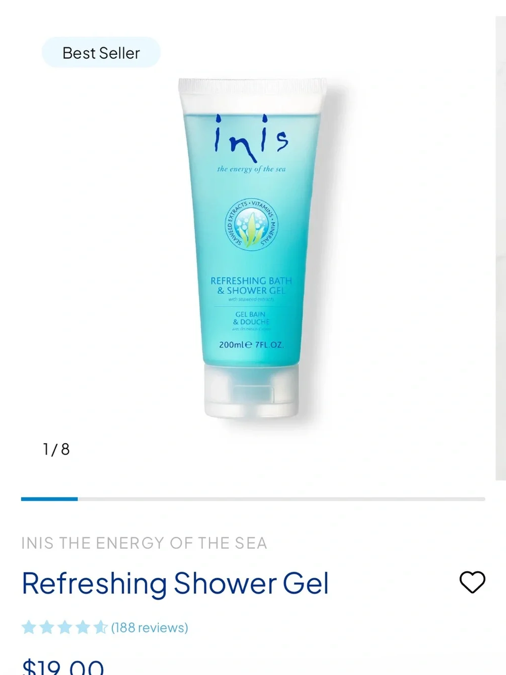 Inis Blue Revitalising Bath & Body Set